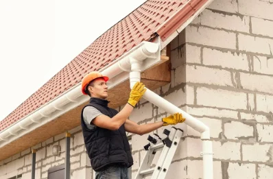 Pose et remplacement de gouttières à Valailles